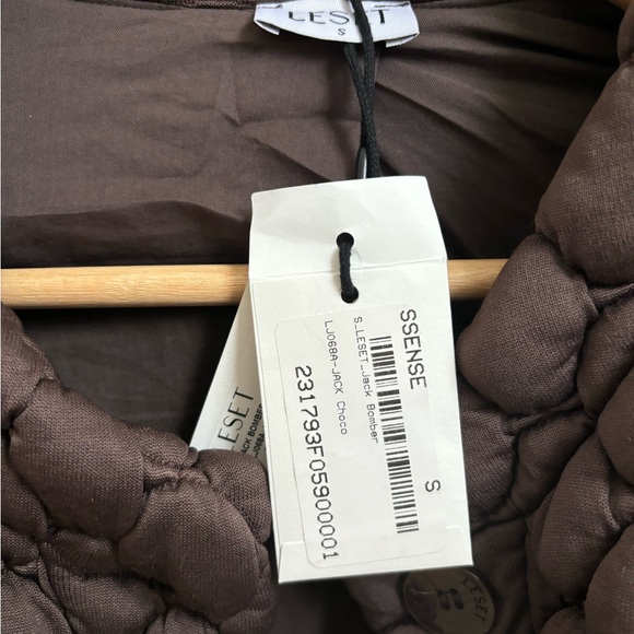 Brand new with tags LESET jack quilted jersey bomber jacket - Picture 9 of 9